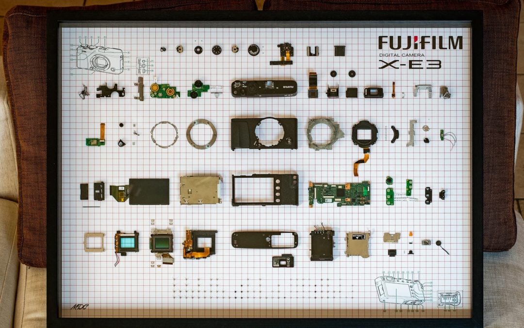 Fujifilm X-E3 The story behind the exploded view